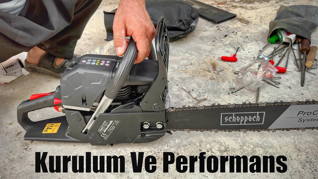 Almanyadan Gelen Motorlu Testere Kurulumunu Yaptık Test Ettik !!!