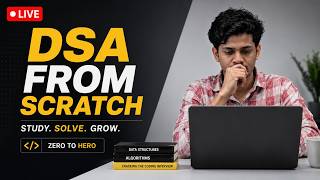 DSA with Python for Beginners | Learn Data Structures from Scratch | Live