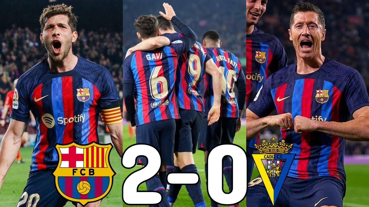 Barcelona vs Cdiz summary: score, goals, highlights | LaLiga 2022 ...