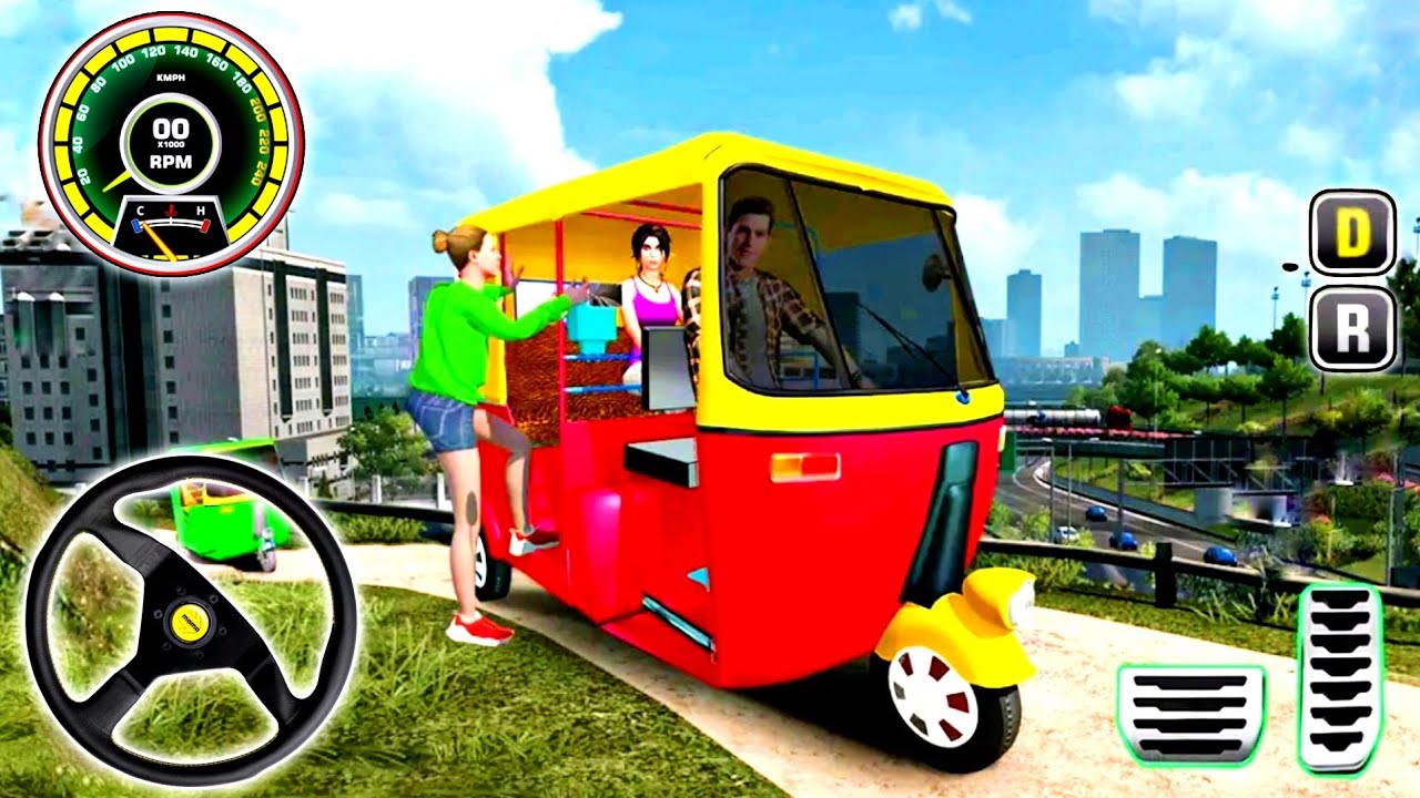 Tuk Tuk Auto Rickshaw Simulator_Indian Tuk Tuk Auto Rickshaw Driving ...