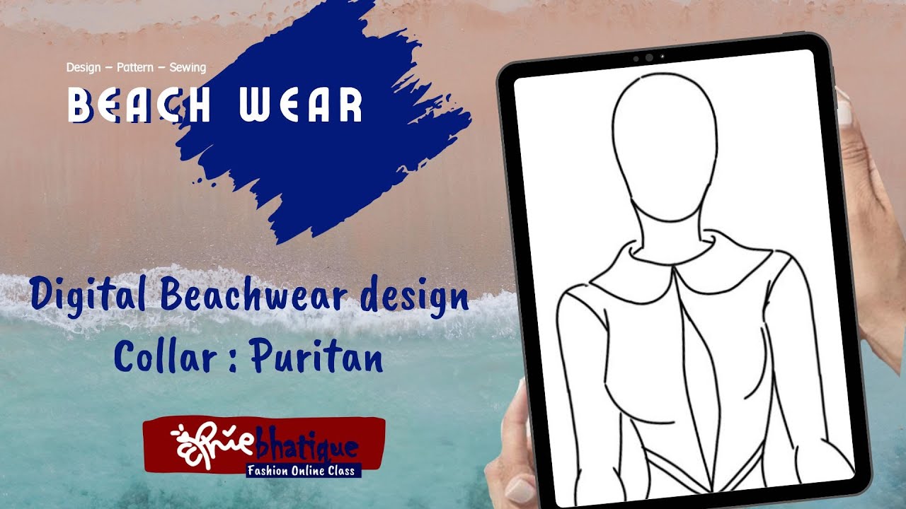 Beachwear Puritan collar