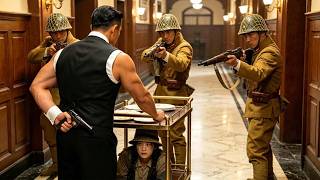 Elite agent poses as a waiter to infiltrate enemy camp, defeats Japanese guards, rescues hostages. screenshot 3