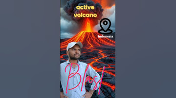 ❌Dangerous Volcano | active volcano for Indonesia #shots #realfacts