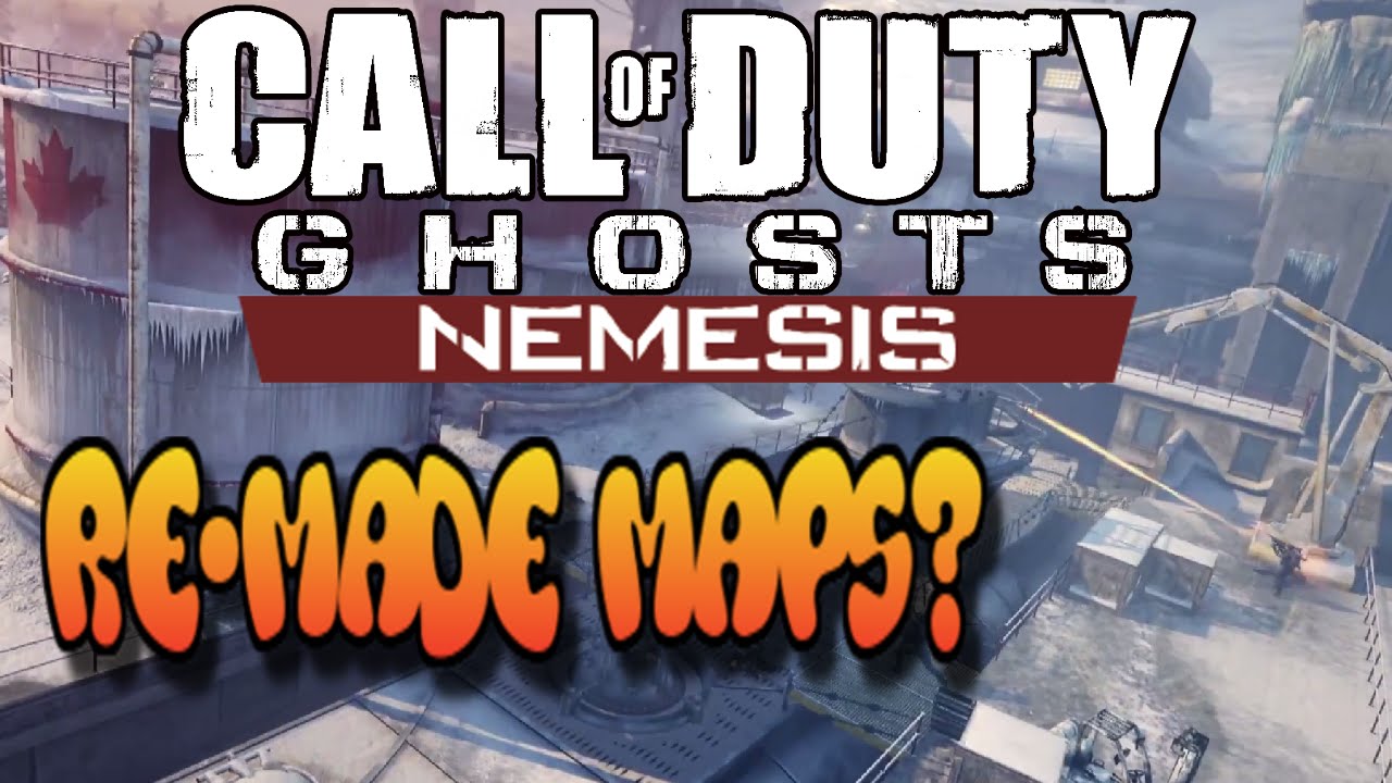 Call of Duty Ghosts Map pack 4 nemesis Gultch,Shipment,Castle and sub base Re-made maps?