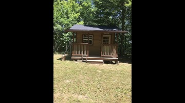 Off grid cabin in the woods gets a ceiling and ceiling fan episode 5