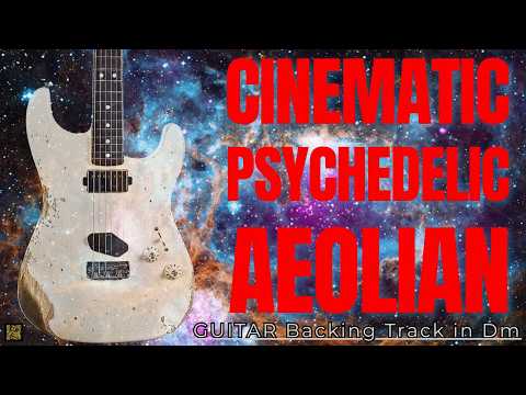 🚀🚀 CINEMATIC SPACE ROCK Guitar Backing Track (D MINOR)
