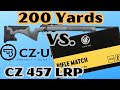 Cz 457 lrp 200 yards with rws rifle match