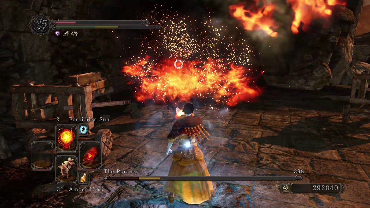 DARK SOULS II - FORBIDDEN SUN DESTROYS THE PURSUER (SOLO, NG+7, NO DAMAGE)