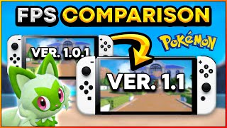 Pokemon Scarlet & Violet Update Ver. 1.1 - Fps Test Comparison With Ver. 1.0.1 Ysis