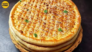 Roghni Naan Pakistani Recipe at Home by Aqsa's Cuisine, Soft Flat Bread, Naan Recipe for Eid Dawat screenshot 3