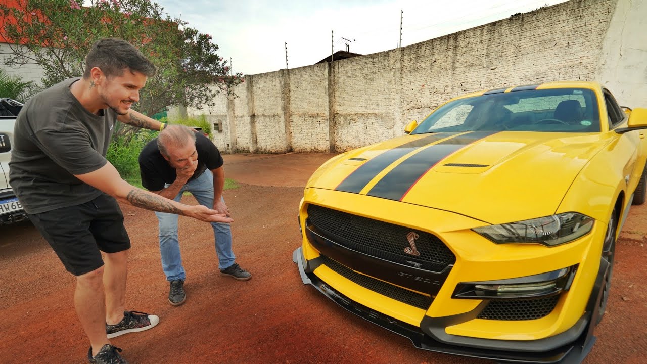 MEU PAI VENDO O EX MUSTANG DELE QUE EU TRANSFORMEI EM SHELBY GT 500