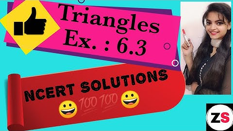 Triangles exercise 6.3 part 2 class 10 math ncert cbse pseb