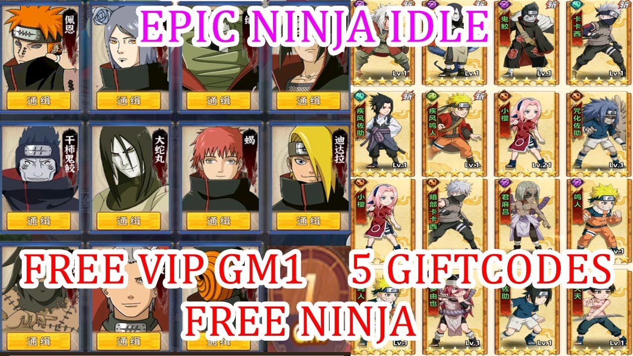 Zacker Gamer A - Konoha Legend Ninja AFK Mobile Gameplay Free VIP