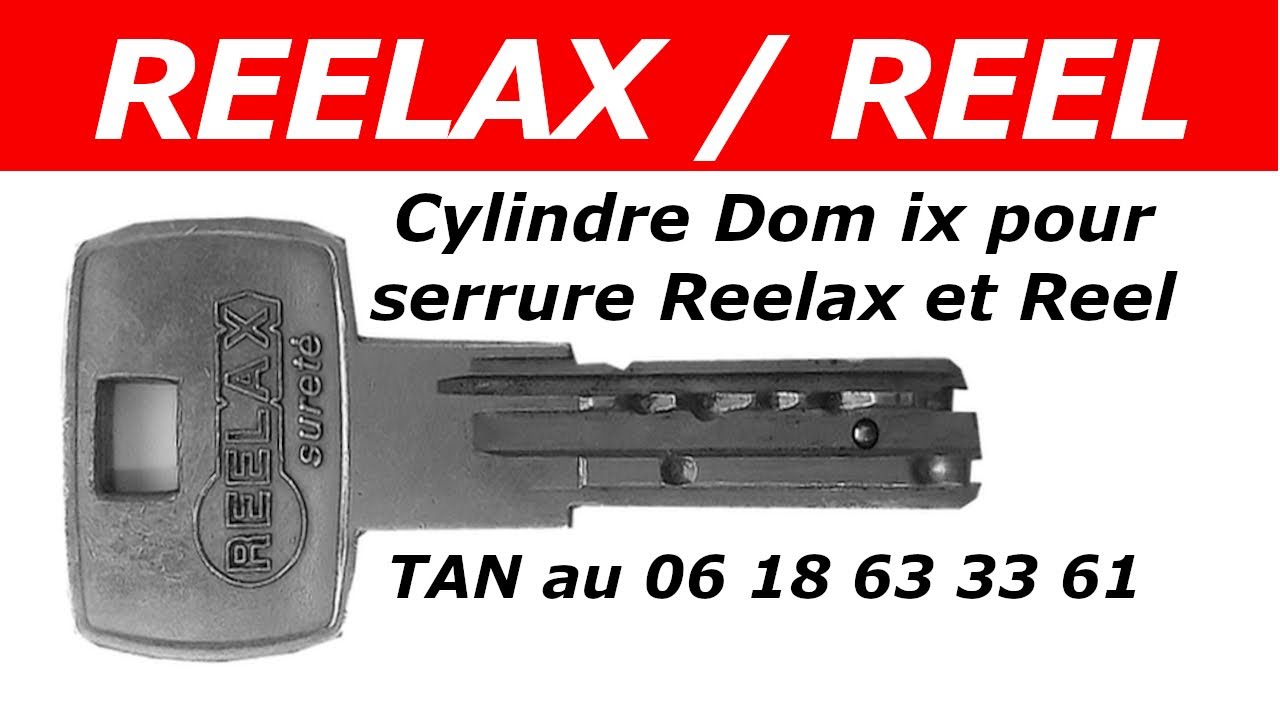 TUTO comment changer un cylindre dom ix pour serrure reel et reelax ?