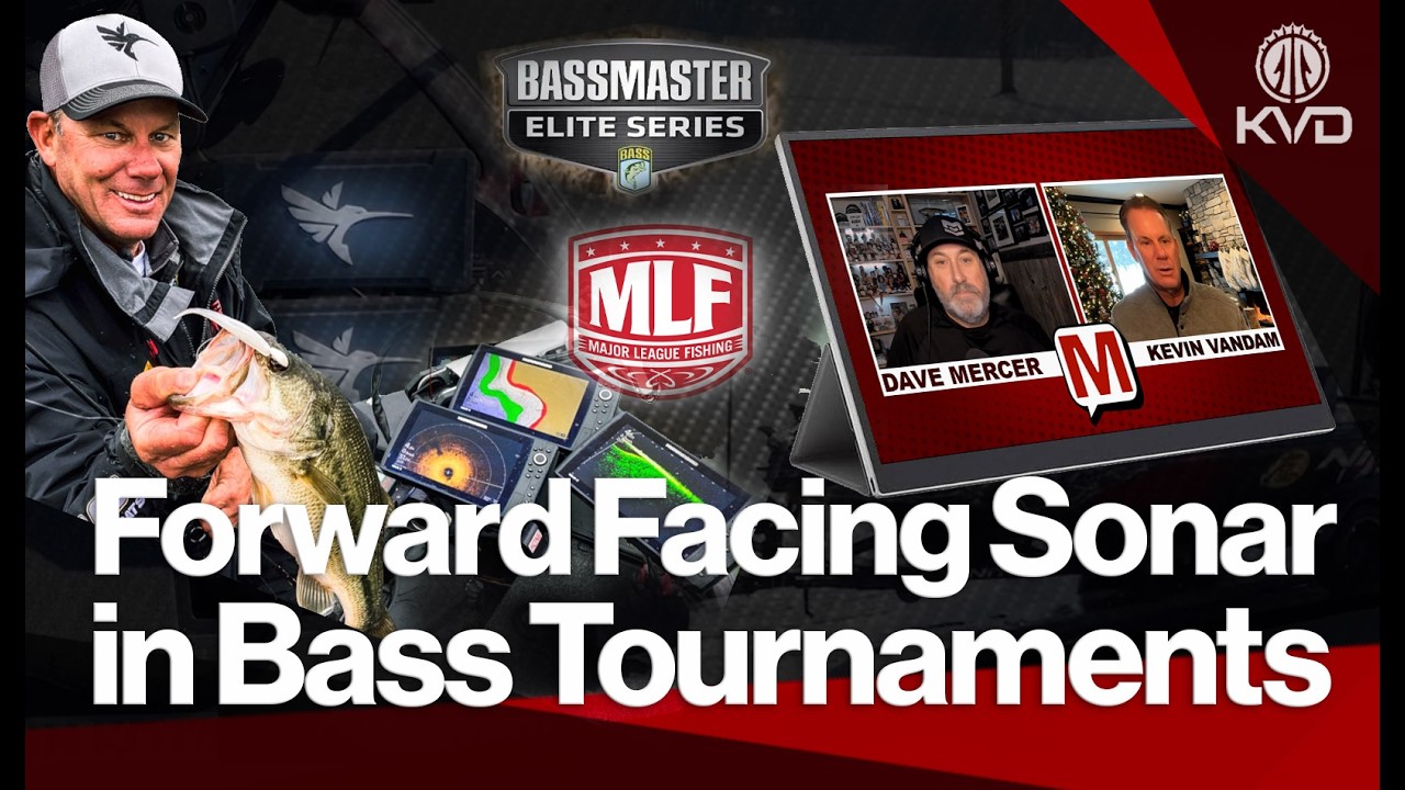 Forward Facing Sonar used differently in bass fishing tournaments – with Kevin VanDam
