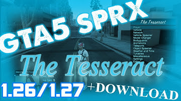 MOD MENU 1.26/1.27 TESSERACT SPRX - WORK ON LAST UPDATE GTA V - PS3 [DEX] 2021