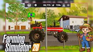 FS20 - ♻️FARMING SIMULATOR 20😱NEW BRASILIAN MAP MOD (SITIO BELAS ÁGUAS) APK✅SIZE : 1.2GB