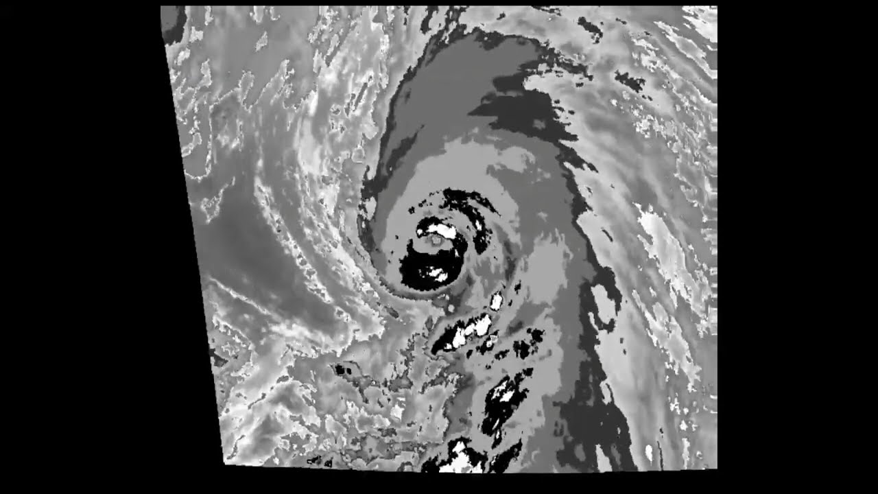 Typhoon Prapiroon (09W/Florita) Dvorak Infrared satellite imagery 2018.