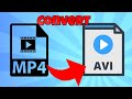 How To Convert Mp4 To Avi 