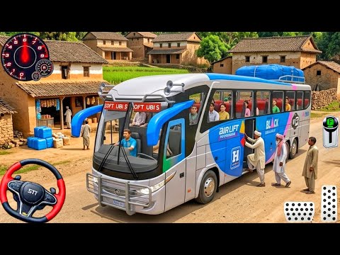 Offroad Bus Simulator 3D Game 2026: Extreme Couch Bus Driving Game - Android Gameplay