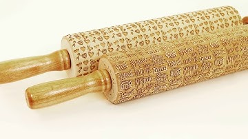Embossing Rolling Pin   How To Laser Engrave
