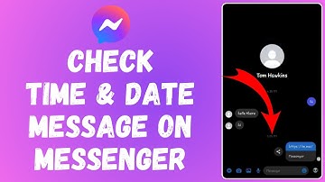 How to Check Time and Date of a Message in Messenger 2024 | Whatsapp Tutorial