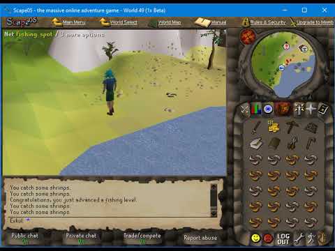 Scape05 beta: Fishing at Thurgo's beach