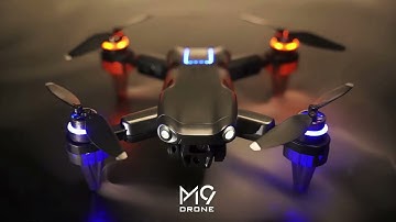 M9 Brushless FPV Drone Dual HD Cameras | 360° Obstacle Avoidance | 4.3” Screen Controller