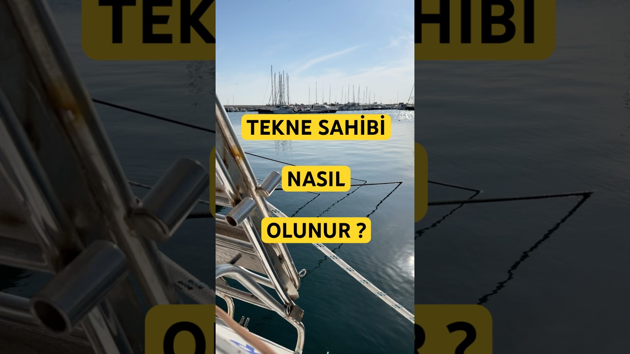 TEKNE SAHİBİ OLMAK İÇİN VİDEOLARIMI İZLEYİNİZ #tekne #balıktaysanözgürsün #moda #teknedeyaşam #olta