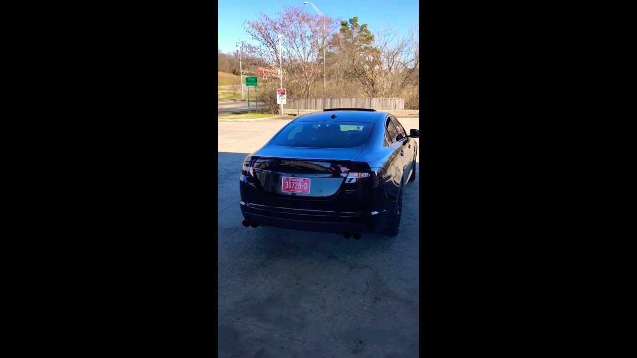 Jaguar XF 5.0 Muffler Delete YouTube
