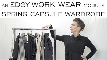 2022 SPRING CAPSULE WARDROBE PART 1: Edgy Sophisticated  Module 80