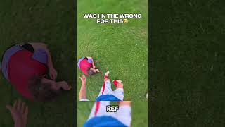 WHAT IS THAT WALE DOING ON ME😭#povfootball #goprofootball #funny #funnyfootball #soccer #football