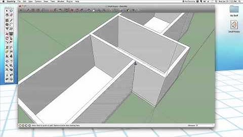 Sketchup #25: Small House (Part 1 - Walls)