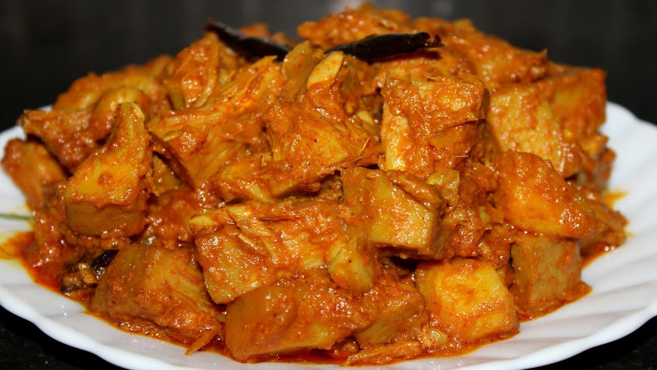 এঁচোড় কালিয়া এইভাবে বানালে মাংস খাওয়া ভুলে যাবেন | Echor Kalia Recipe |  Raw Jackfruit Curry - YouTube