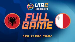 3rd Place Game | Albania v Malta | Full Basketball Game | FIBA U18 EuroBasket 2026 Division C