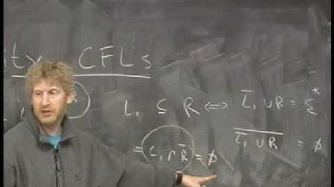 Lecture 10 - Undecidability and CFLs (Part 8/8)