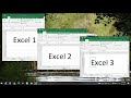 How to open two Excel files in separate windows- multiwindow excel files