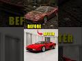 Car Restoration | Ferrari Testarossa 1985 Full Rebuild from Scrap #shorts