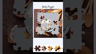 Daily puzzles from Jigsaw Puzzles app 🍦 #icecream #cone #vanilla #puzzle #jigsawpuzzle screenshot 1