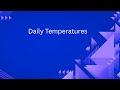 Daily Temperatures