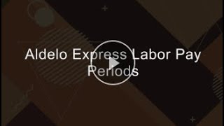 Aldelo Express Labor Pay Periods