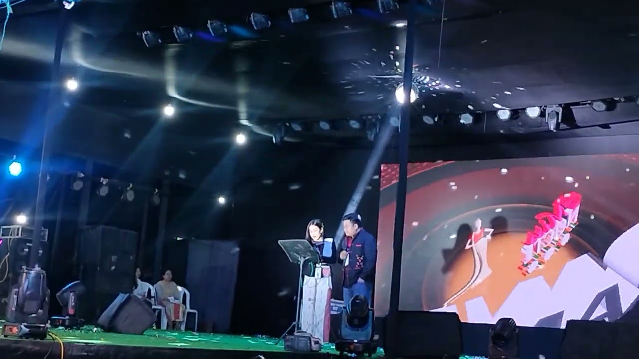 Live performance by, Baby mossang and toangi agi miss Chalo Loku 2025 at Khonsa Town 