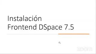 Taller DSpace 7