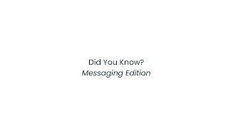 Paperless Pipeline Pro Webinar 102 - Did You Know? Messaging Edition
