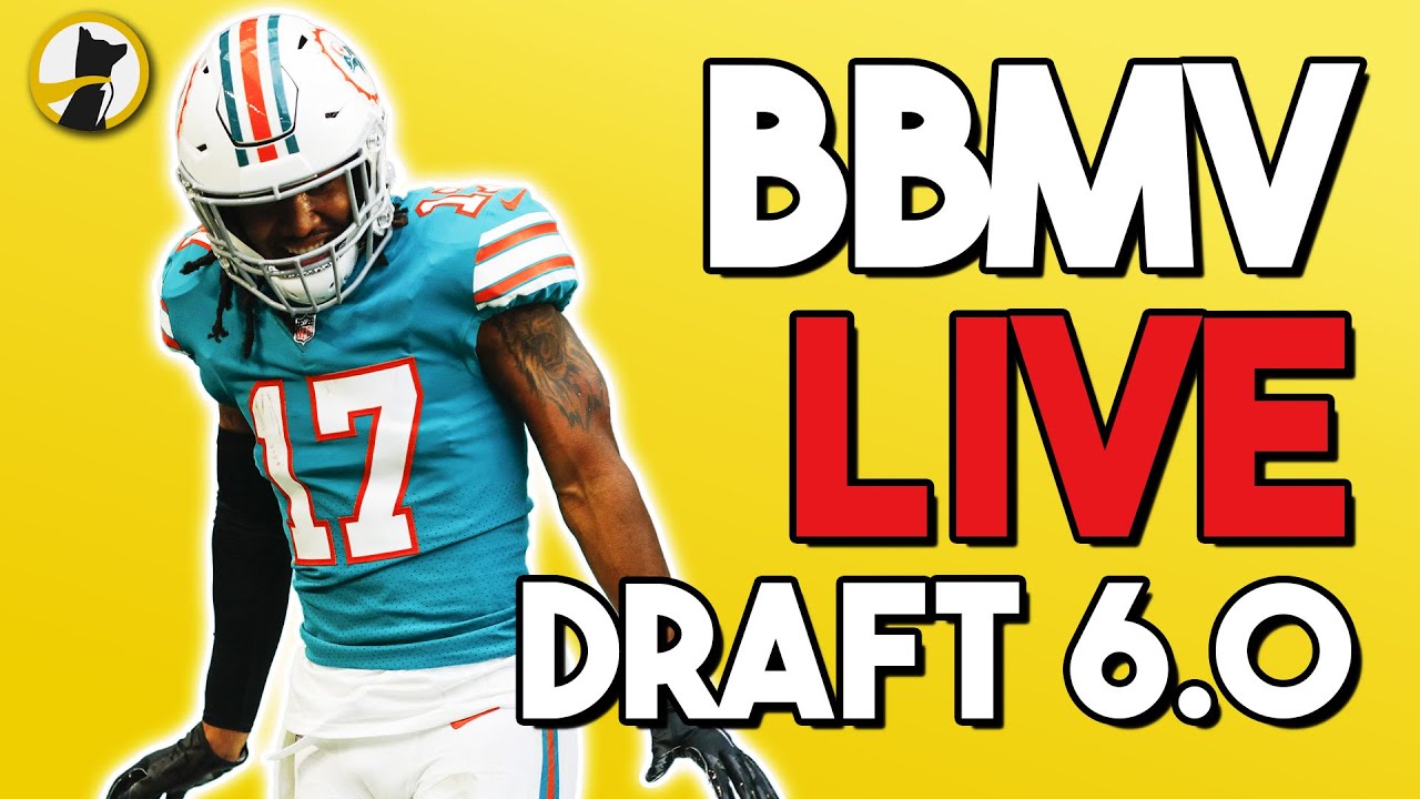 Best Ball Mania V #BBMV LIVE Underdog Fantasy Bestball Draft 6.0 with ...