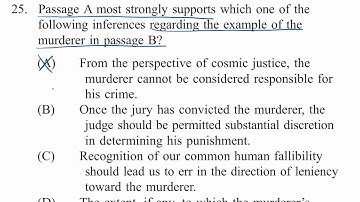 Inferences about info | Law passage | Reading Comprehension | LSAT | Khan Academy