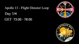Apollo 13 Part 12 Flight Director Loop (73:00 - 78:00 GET)