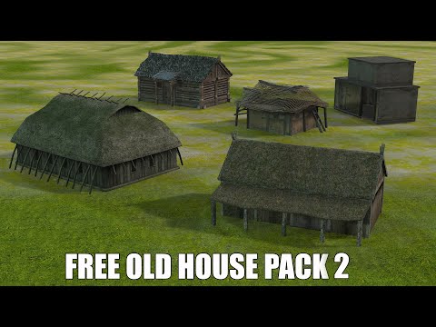 Old House Pack 2 For Your Animation Videos-Iclone Free Props || No-Copyright-Free Download || MiT YT