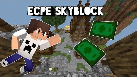 Minecraft ECPE Skyblock [HOW TO GET STARTED]