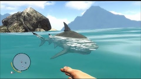 Far Cry 3 Funny Moments 5 - SHARK ATTACK!